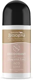 Biologika Fragrance Free Organic Deodorant Roll On (ACO) 70mL