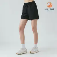 在飛比找蝦皮商城優惠-【Hilltop山頂鳥】抗UV超潑水彈性短褲 女款 黑｜PS