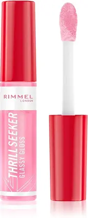 Rimmel Thrill Seeker Glassy Gloss - Moisturizing Lip Gloss 11ml 150 Pink Candy