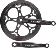 TOGEVAL 1set Crankset for Mountain Bike All Construction for Folding and Fixed-Gear Easy Installation