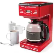 NOSTALGIA Nostalgia Retro Coffee Maker, Color Red - HOT ITEM - FREESHIPPING
