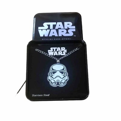 Star Wars Storm Trooper Dog Tag /Stainless Steel Pendant Necklace