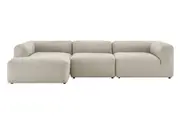 Brosa Paradiso Relax Modular 3 Seater Sofa with Left Chaise (Linen Sand)