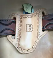 Customized Sheath For Old Timer Case Trapper Doble Blade Hermann Oak Leather
