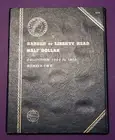 Whitman Barber Liberty Head Half Dollar 1904-1915 Folder Number Two # 9020 NEW!