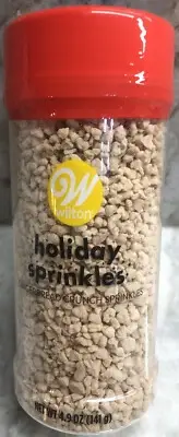 Ship N 24 Hours. New-Wilton Holiday Gingerbread Crunch Sprinkles. 4.9 oz.