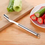 Pepper Corer Stainless Steel Serrated Seed Remover Laundry Dryer Sheets Flower
