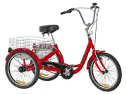 Gomier 2500 Series Coaster 24" Adult Tricycle - Red