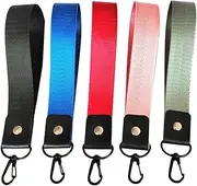 LIFKICH 5pcs Mobile Phone Lanyard Wrist Rope for Camera Keychain Polyester Metal Diy Phone Case Accessory