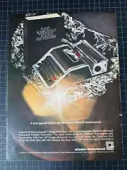 Vintage 1960s Olivetti Underwood Typewriter Print Ad