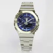 CASIO G-SHOCK GM-B2100AD-2AJF Analog & Digital Quartz Solar Powered Blue Silver