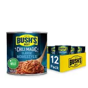 Canned Chili Magic Chili Beans Starter Traditional Recipe (Pack of 12), Source o