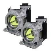 Jaspertronics™ Lamp & Housing 2pk - Panasonic PT-DW90 Projectors 1 Year Warranty