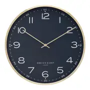 AUSTIN 40cm Petrol Blue Silent Wall Clock