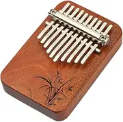 STARTIST Wood Mbira with 10 Notes Wood Thumb Piano Finger Piano Mbira Lightweight, Brown