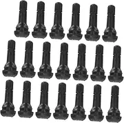 Mobestech Universal Automobile Tire Stems 20pcs Rubber Tire Valves Tight Seal Leak-proof Design for
