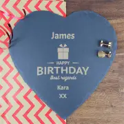 Birthday Present Personalised Slate