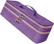 Dryer Travel Storage Bag,Dryer Travel Case,Double Layer Hair Tool Organizer,Portable Organizer Holder for Bathroom