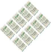 100 Pcs Bamboo Round Chopsticks for Restaurants Home Use 100 Pairs One-time Safe (Dok2pcnhr8we-11)
