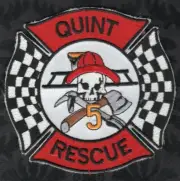 Quint Rescue #5 Fire/Department Patch