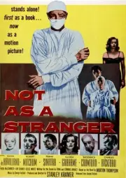 Not As A Stranger poster Olivia De Havilland Robert Mitchum Fr- 1955 Old Photo