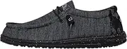 Hey Dude Men's Wally Stretch | Men's Loafers | Men's Slip On Shoes | Comfortable & Light-Weight