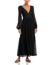 Aqua Lace Maxi Dress - Exclusive