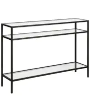 Abraham + Ivy Siviline Blackened Bronze Console Table