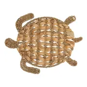 Annabel Trends Water Hyacinth Dining Table Placemat 44x33cm Seaside Turtle