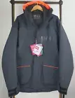 NEW $300 HELLY HANSEN Size 2XL Mens Winter Jacket RECCO Primaloft Black Hooded