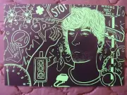 POSTCARD...ILLEGAL DRIVING UNDER THE INFLUENCE OF CANNABIS...WEED..STONED..DOPE