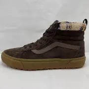 VANS Sk8 Hi MTE-1, Mens US Size 6.5 / Womens 8, Brown / Gum Plaid | VN0A5HZYB7G
