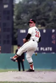 Tom Phoebus 1968 2 Baltimore Orioles Baseball Old Photo