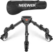 Heavy Duty Professional Universal Camera Tripod Dolly with 3-inch Rubber Wheels