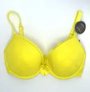 Passionata (a Chantelle brand): Let's Play Demi T-Shirt Bra Yellow 32DD 01280