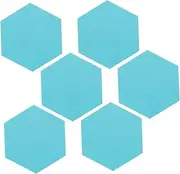 GARIOUANS 6pcs Felt Backdrop Wall Sticker Bulletin Board Photo Board for Pictures Sound Dampening Sound Absorbing Panel Office Soundproofing Supplies Acoustic Panel Felt Sky-Blue