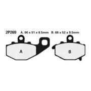 Set Pills Of Brake NISSIN 2p269ns Tra. yzf-r1 98-01 for