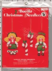 'Jeweled' Holiday Ornaments: Hansel & Gretel Bucilla Christmas Needlecraft 2333