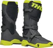 THOR 3410-2749 Radial Boots - Gray/Fluorescent Yellow - Size 11