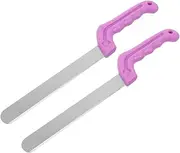 2pcs Flower Trowel Foam Cutter Floral Foam Flower Foam Brick Cutter Professional Flower Cutter Foam Block Cutting Tool Floral Arrangement Supplies Florist Supply Stainless Steel