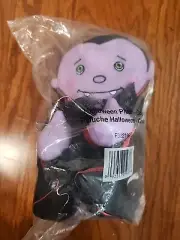 NEW SEALED Vtg 2008 Halloween 8" Plush COUNT - Cute Vampire - RARE & HTF