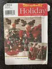 Reindeer Dolls and Clothes, Simplicity Sewing Pattern 7893, Faith Van Zanten