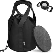 Cosmos Shot Put Bag with Comfortable Handle and Foam Pad, Portable Shot Put Ball Carry Bag for Carrying Single Ball from 6 LBS to 16 LBS