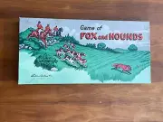 Parker Brothers Fox and Hound 1948 Board Game Incomplete Nice Condition
