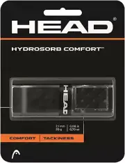 Head Hydrosorb Comfort Replacement Tennis Grip, Black