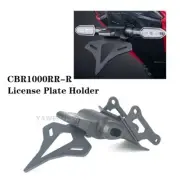 For Honda CBR1000RR-R Black License Plate Holder Rear Tail Tidy Fender 2020-2024