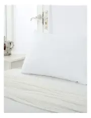 [Dreamaker] Pure Cotton Pillow Protector 48x73cm 2 Pack in White