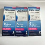 Clearblue Early Digital Pregnancy 6 Days Sooner 6 Tests Total EXP 2026 Box Dents