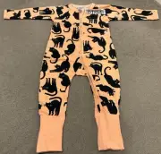 Bonds BNWT 2018 Halloween Black Cat Zippy - Size 0 (6-12 Months)