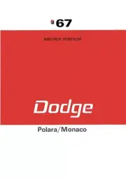 1967 Dodge Monaco Polara Shop Service Repair Manual